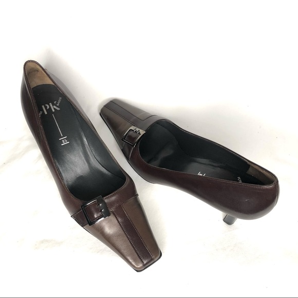 Peter Kaiser Brown Leather Heels - Picture 9 of 16